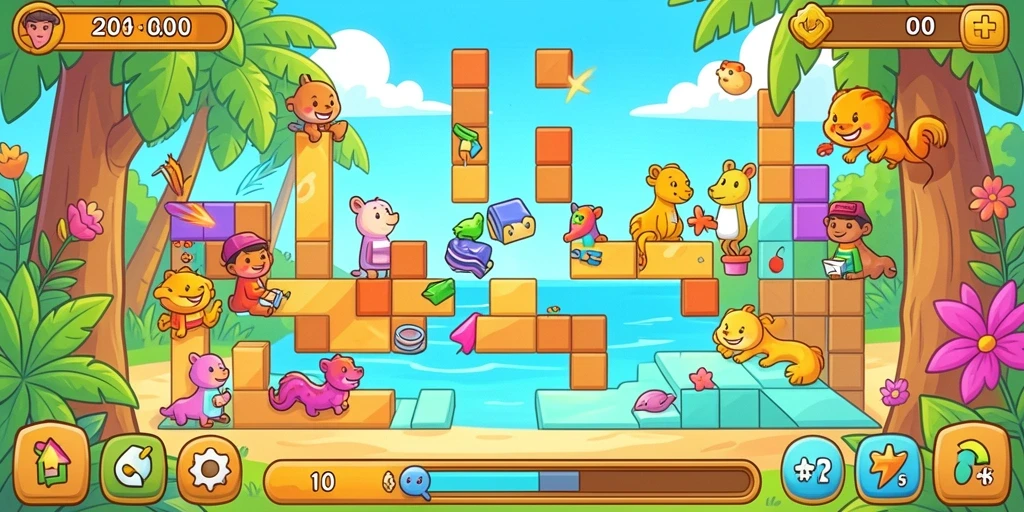 Gameplay seru dengan tantangan yang menunggu.