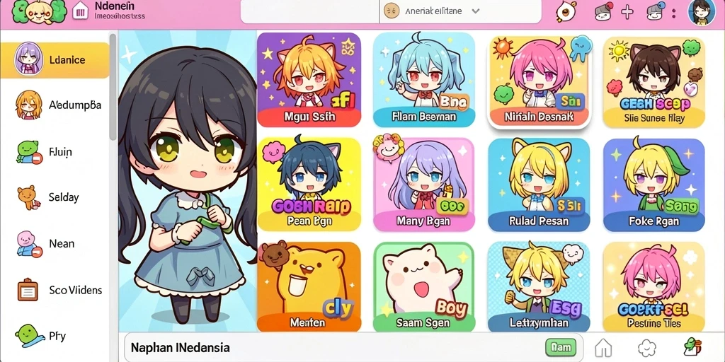 Fitur sosial untuk berinteraksi dengan pemain lain.