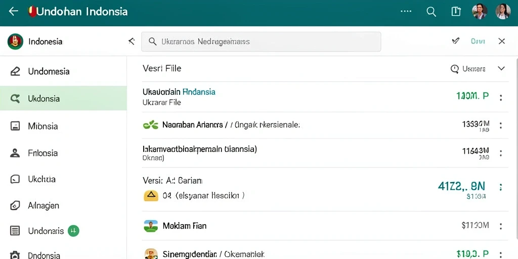 Tampilan antarmuka yang user-friendly dan mudah dinavigasi.