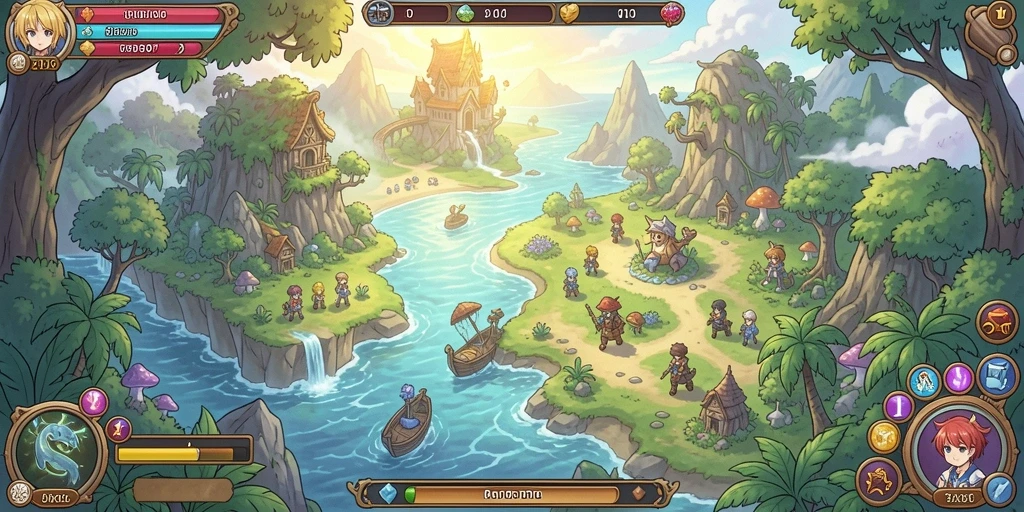 Screenshot menampilkan fitur multiplayer yang baru ditambahkan.