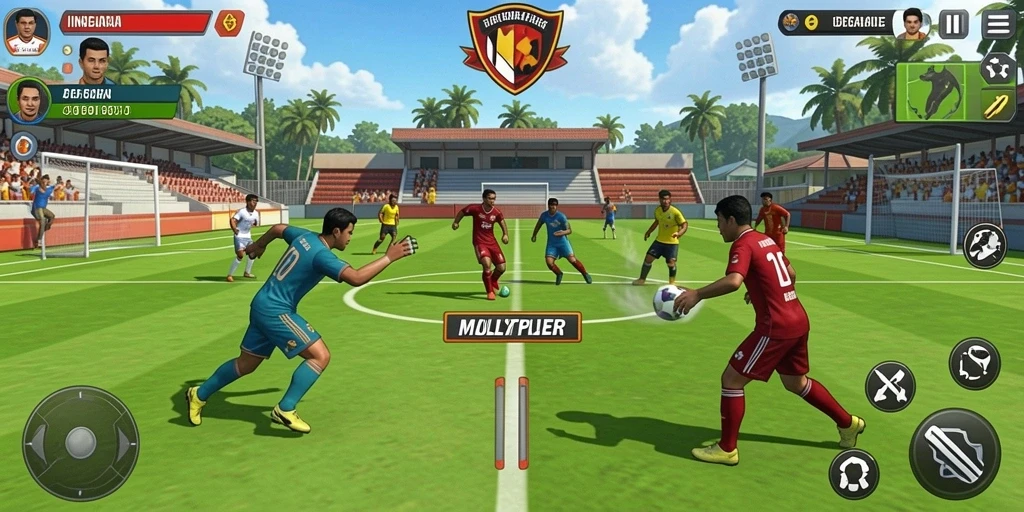 Fitur multiplayer yang memungkinkan interaksi antar pemain.