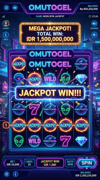 omutogel — layar beranda